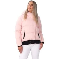 Obermeyer Calypso Down Jacket - Women's -Ski Series fw23 obermeyer womenscalypsodownjacket pinkchampagne 1