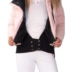 Obermeyer Calypso Down Jacket - Women's -Ski Series fw23 obermeyer womenscalypsodownjacket pinkchampagne 3