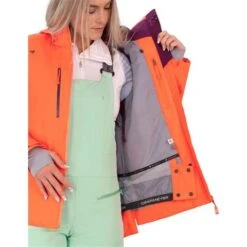 Obermeyer Cecilia Jacket - Women's -Ski Series fw23 obermeyer womensceciliajacket firefall 3
