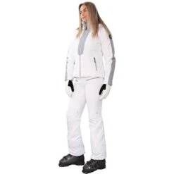 Obermeyer Como Jacket - Women's -Ski Series fw23 obermeyer womenscomojacket white 6