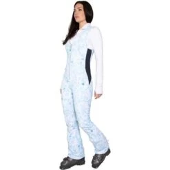 Obermeyer Cybele Softshell Suit - Women's -Ski Series fw23 obermeyer womenscybelesoftshellsuit snowleopard 1