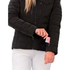 Obermeyer Devon Down Jacket - Women's -Ski Series fw23 obermeyer womensdevondownjacket blackdiamond 3