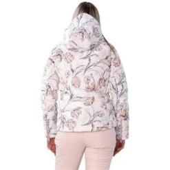 Obermeyer Devon Down Jacket - Women's -Ski Series fw23 obermeyer womensdevondownjacket gaiasfloral 2