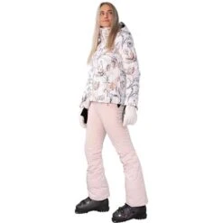 Obermeyer Devon Down Jacket - Women's -Ski Series fw23 obermeyer womensdevondownjacket gaiasfloral 6