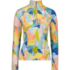 Obermeyer Discover 1/4 Zip - Women's 19 Obermeyer Discover 1/4 Zip - Women's -Ski Series fw23 obermeyer womensdiscoverquarterzip paintbrush 3