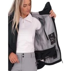 Obermeyer Highlands Shell Jacket - Women's -Ski Series fw23 obermeyer womenshighlandsshelljacket black 5
