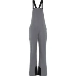 Obermeyer Malta Bib Overalls - Women's -Ski Series fw23 obermeyer womensmaltabiboveralls blackdenim 8