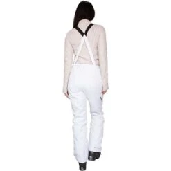 Obermeyer Malta Bib Overalls - Women's -Ski Series fw23 obermeyer womensmaltabiboveralls white 2