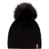 Obermeyer NYC FF Pom Beanie - Women's -Ski Series fw23 obermeyer womensnycffpombeanie black