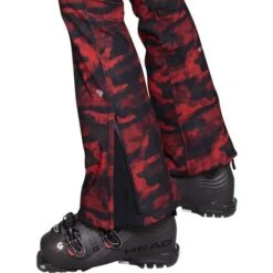 Obermeyer Printed Bond Pant - Women's 36 Obermeyer Printed Bond Pant - Women's -Ski Series fw23 obermeyer womensprintedbondpant redsky 4