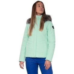 Obermeyer Tuscany Elite Jacket - Women's -Ski Series fw23 obermeyer womenstuscanyelitejacket minttobe 1