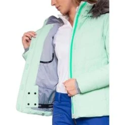 Obermeyer Tuscany Elite Jacket - Women's -Ski Series fw23 obermeyer womenstuscanyelitejacket minttobe 5