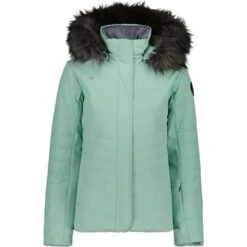 Obermeyer Tuscany Elite Jacket - Women's -Ski Series fw23 obermeyer womenstuscanyelitejacket minttobe 8