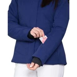 Obermeyer Tuscany Elite Jacket - Women's -Ski Series fw23 obermeyer womenstuscanyelitejacket navy 3