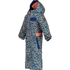 Obermeyer Quinn One-Piece - Youth -Ski Series fw23 obermeyer youthquinnonepiece forestfloral 3