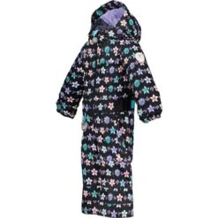 Obermeyer Quinn One-Piece - Youth -Ski Series fw23 obermeyer youthquinnonepiece iceflowers 3