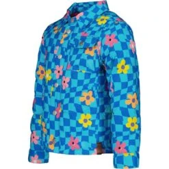 Obermeyer Wilder Puffy Shirt - Youth -Ski Series fw23 obermeyer youthwilderpuffyshirt rawindigo 3