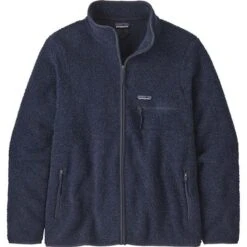 Patagonia Reclaimed Fleece Jacket - Men's -Ski Series fw23 patagonia mensreclaimedfleecejacket smolderblue 3