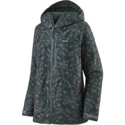 Patagonia Powder Town Jacket - Women's -Ski Series fw23 patagonia womenspowdertownjacket snowpinepinyongreen