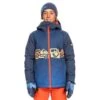 Quiksilver Mission Engineered Jacket - Boy's -Ski Series fw23 quiksilver boysmissionengineeredjacket insigniablue 1