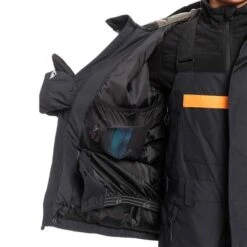 Quiksilver Mission Printed Block Jacket - Boy's -Ski Series fw23 quiksilver boysmissionprintedblockjacket trueblackfadeoutcamo 5