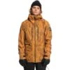 Quiksilver S Carlson Stretch Quest Jacket - Men's -Ski Series fw23 quiksilver menscarlsonstretchquestjacket buckthornbrownfadeoutcamo 1