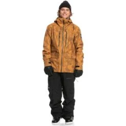 Quiksilver S Carlson Stretch Quest Jacket - Men's 9 Quiksilver S Carlson Stretch Quest Jacket - Men's -Ski Series fw23 quiksilver menscarlsonstretchquestjacket buckthornbrownfadeoutcamo 3