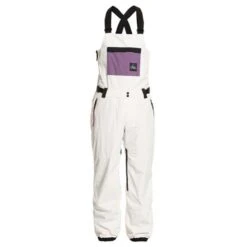 Quiksilver Fly High Bib - Men's -Ski Series fw23 quiksilver mensflyhighbib snowwhite 3