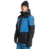 Quiksilver Mission Block Jacket - Men's -Ski Series fw23 quiksilver mensmissionblockjacket trueblack 1