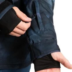 Quiksilver Mission Printed Jacket - Men's -Ski Series fw23 quiksilver mensmissionprintedjacket insigniabluefragment 6