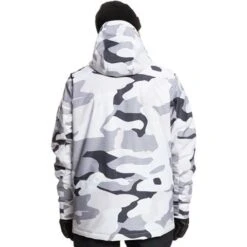 Quiksilver Mission Printed Jacket - Men's -Ski Series fw23 quiksilver mensmissionprintedjacket snowwhitecamopower 2