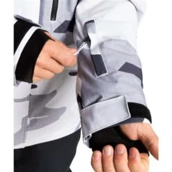 Quiksilver Mission Printed Jacket - Men's -Ski Series fw23 quiksilver mensmissionprintedjacket snowwhitecamopower 4