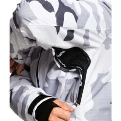 Quiksilver Mission Printed Jacket - Men's -Ski Series fw23 quiksilver mensmissionprintedjacket snowwhitecamopower 6