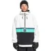 Quiksilver Steeze Jacket - Men's -Ski Series fw23 quiksilver menssteezejacket snowwhite 1