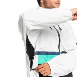 Quiksilver Steeze Jacket - Men's 10 Quiksilver Steeze Jacket - Men's -Ski Series fw23 quiksilver menssteezejacket snowwhite 4