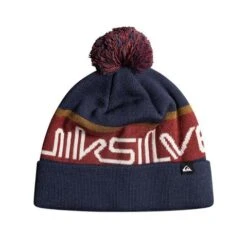 Quiksilver Summit Beanie - Men's -Ski Series fw23 quiksilver menssummitbeanie rubywinte