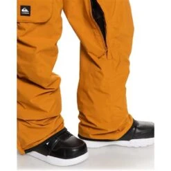 Quiksilver Utility Bib - Men's -Ski Series fw23 quiksilver mensutilitybib buckthornbrown 5