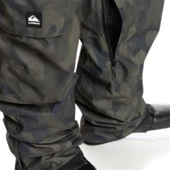 Quiksilver Utility Bib - Men's -Ski Series fw23 quiksilver mensutilitybib trueblackfadeoutcamo 5