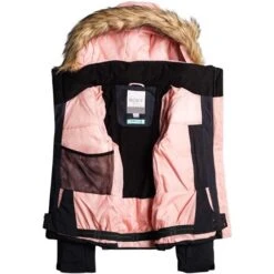 Roxy Bamba Girl Jacket - Girl's 6 Roxy Bamba Girl Jacket - Girl's -Ski Series fw23 roxy girlsbambajacket mellowrose 2