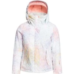 Roxy Jetty Girl Jacket - Girl's 15 Roxy Jetty Girl Jacket - Girl's -Ski Series fw23 roxy girlsjettyjacket brightwhitesplash 1