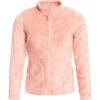 Roxy Igloo Girl Full Zip Fleece - Girl's -Ski Series fw23 roxy girlstopigloofleecetop mellowrose