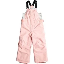 Roxy Lola Bib Pant - Girl's -Ski Series fw23 roxy toddlergirlslolabibpant mellowrose 1