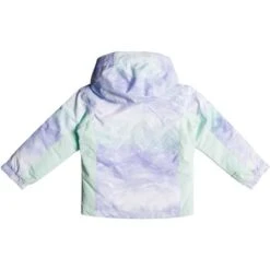 Roxy Snowy Tale Jacket - Girl's -Ski Series fw23 roxy toddlergirlssnowytalejacket fairaquaseousrg 3