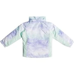 Roxy Snowy Tale Jacket - Girl's -Ski Series fw23 roxy toddlergirlssnowytalejacket fairaquaseousrg 5