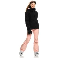 Roxy Dusk Warmlink Jacket - Women's -Ski Series fw23 roxy womensduskwarmlinkjacket trueblack 10