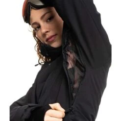Roxy Dusk Warmlink Jacket - Women's -Ski Series fw23 roxy womensduskwarmlinkjacket trueblack 5