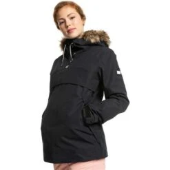 Roxy Shelter Jacket - Women's -Ski Series fw23 roxy womensshelterjacket trueblack 2