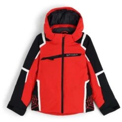 Spyder Challenger Jacket - Boy's 15 Spyder Challenger Jacket - Boy's -Ski Series fw23 spyder boyschallengerjacket volcano