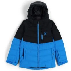 Spyder Impulse Synthetic Down Jacket - Boy's -Ski Series fw23 spyder boysimpulsesyntheticdownjacket collegiate