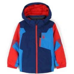 Spyder Mini Leader Jacket - Boy's 14 Spyder Mini Leader Jacket - Boy's -Ski Series fw23 spyder boysminileaderjacket abyss